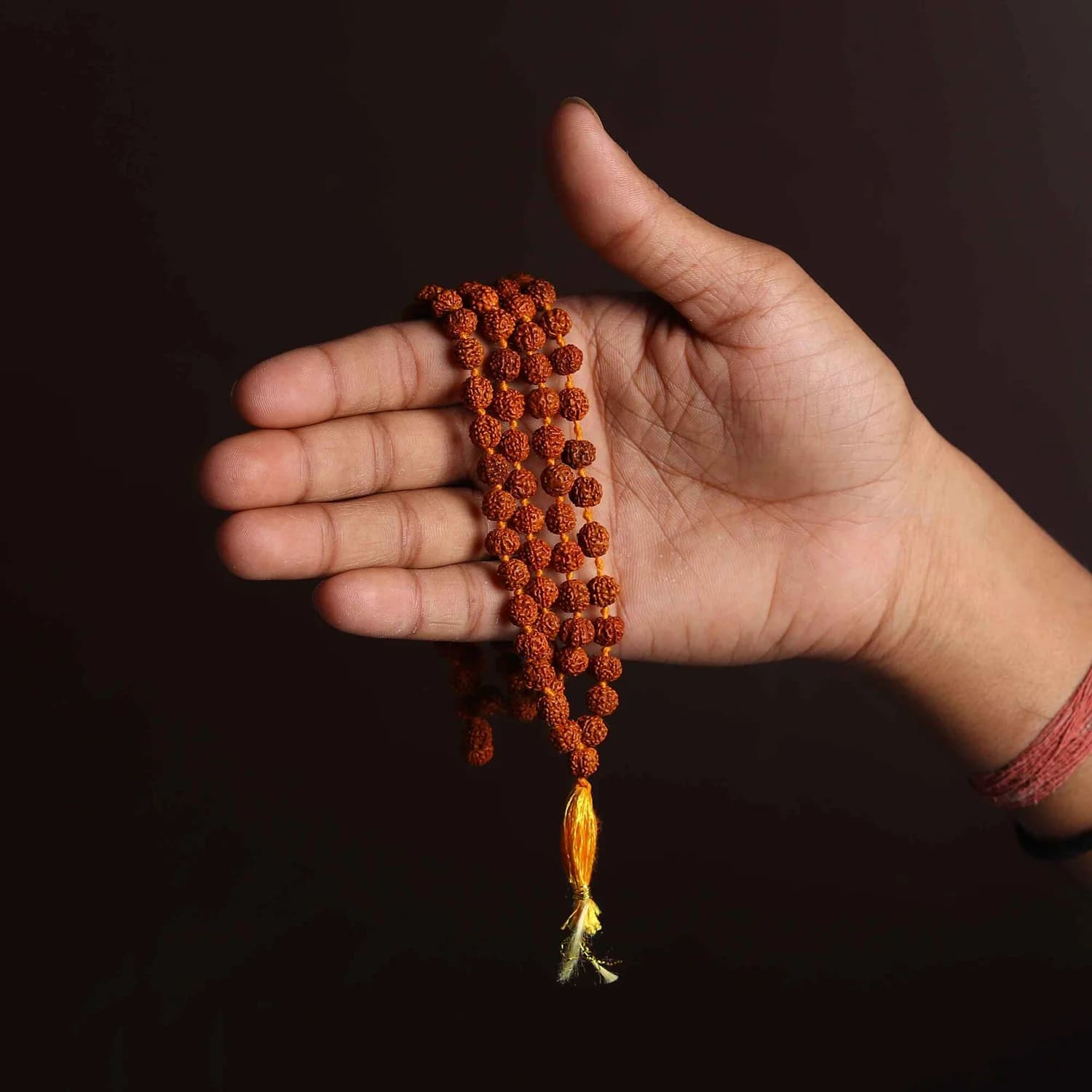 Rudraksha & Wood Mala